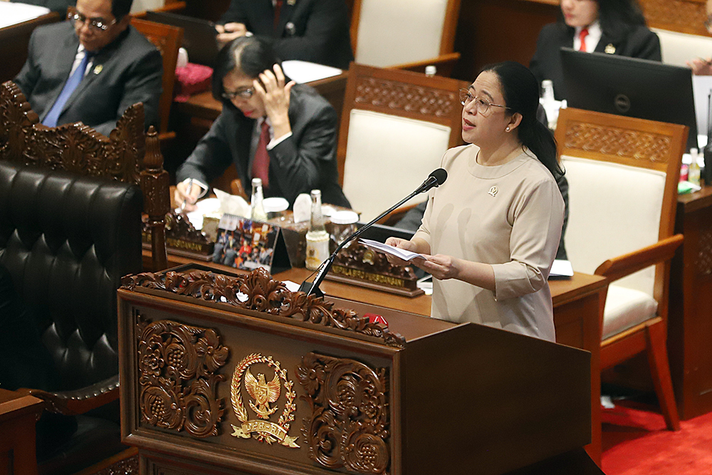 Rapat Paripurna Ke-7 Masa Persidangan II Tahun Sidang 2025-2026. (BeritaNasional/Elvis Sendouw)