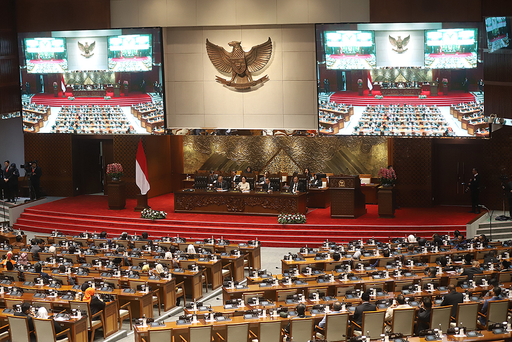 Rapat Paripurna Ke-7 Masa Persidangan II Tahun Sidang 2025-2026. (BeritaNasional/Elvis Sendouw)