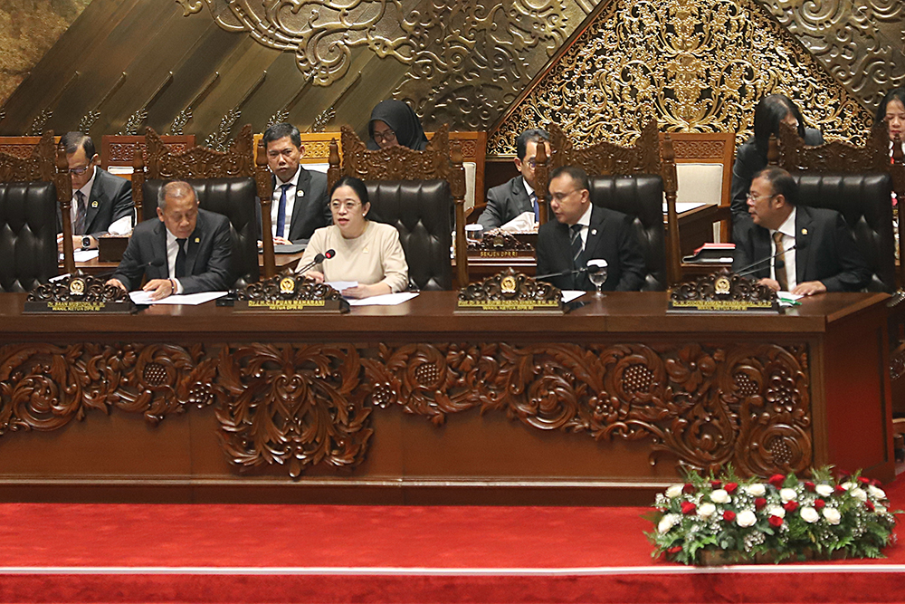 Rapat Paripurna Ke-7 Masa Persidangan II Tahun Sidang 2025-2026. (BeritaNasional/Elvis Sendouw)