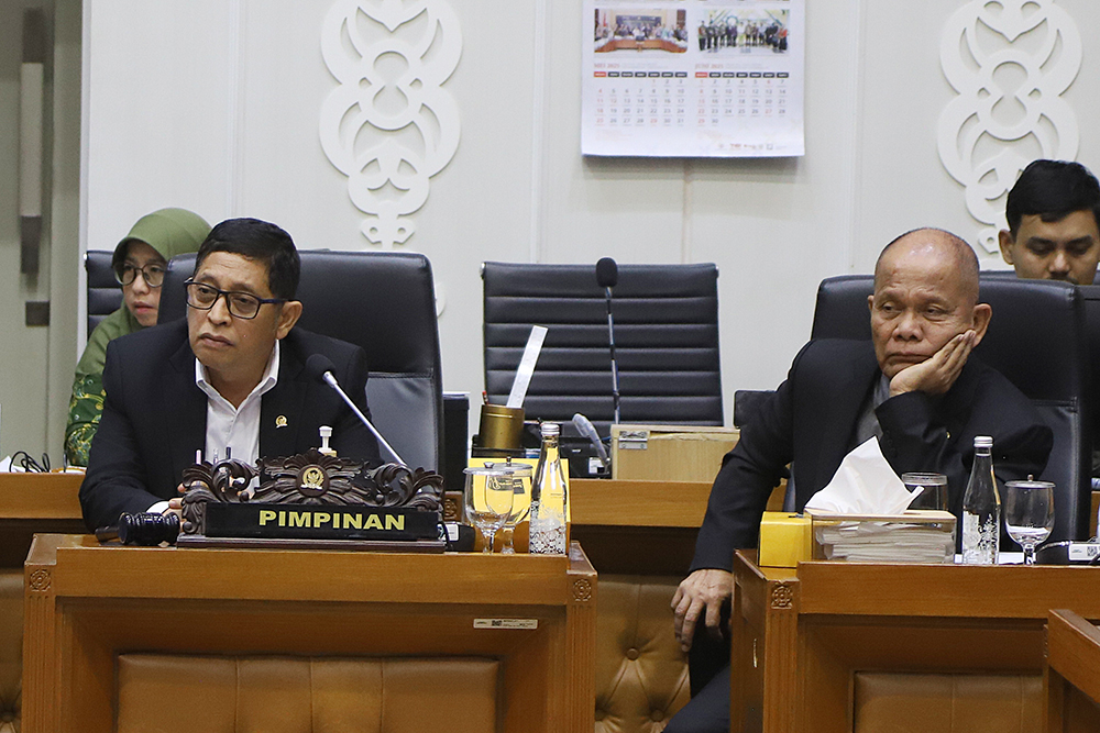 Rapat Pleno Baleg Bahas RUU Haji dan Umroh Rapat Pleno dan Rapat Panitia Kerja (Panja) Badan Legislasi (Baleg). (BeritaNasional/Elvis Sendouw)
