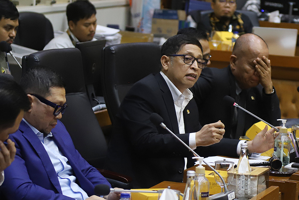 Rapat Pleno Baleg Bahas RUU Haji dan Umroh Rapat Pleno dan Rapat Panitia Kerja (Panja) Badan Legislasi (Baleg). (BeritaNasional/Elvis Sendouw)