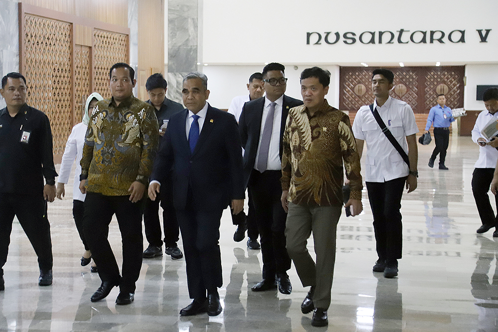 Rapim MPR Persiapan Agenda Penting Bulan Agustus 2025 Rapat Pimpinan MPR sejumlah agenda penting pada Bulan Agustus 2025. (BeritaNasional/Elvis Sendouw)