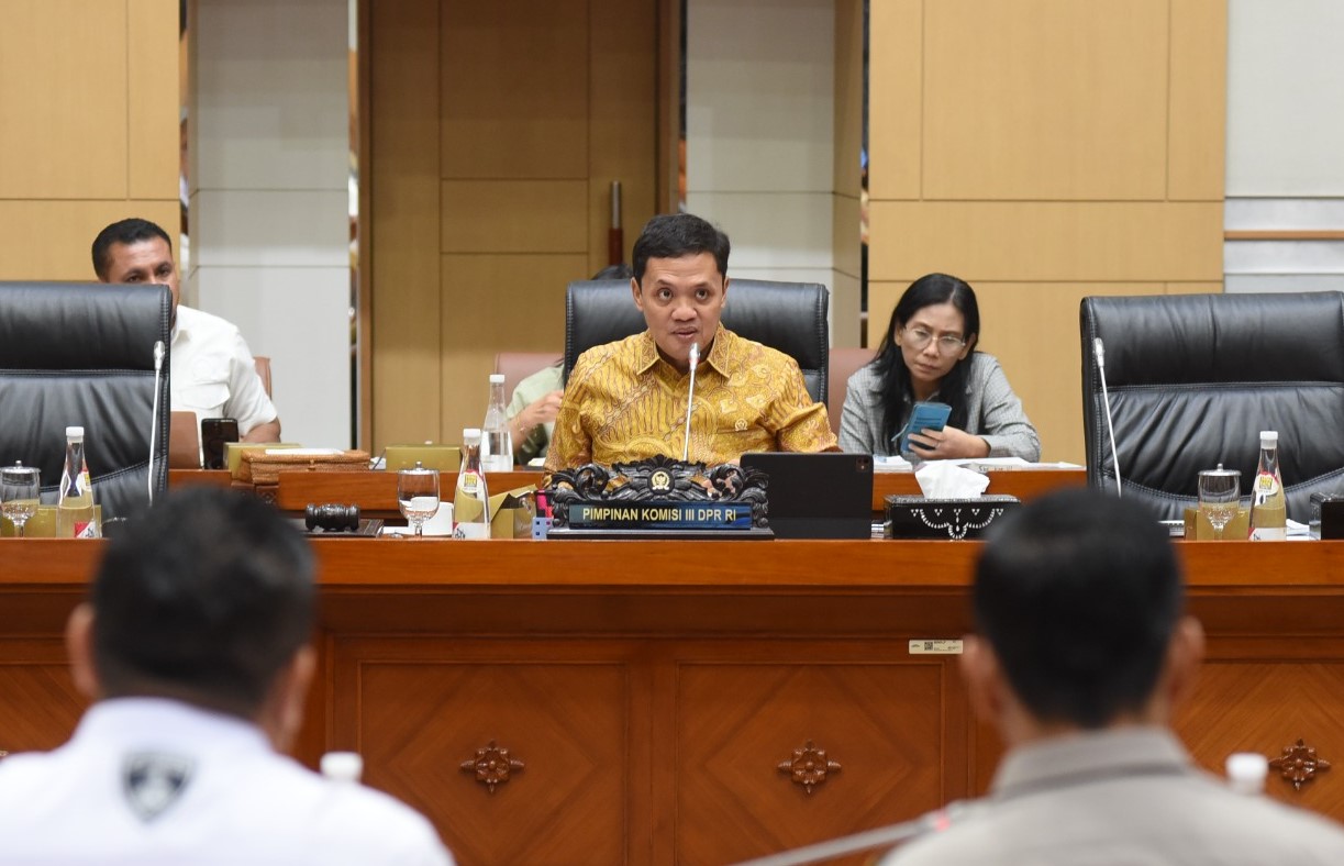 Rapat Dengar Pendapat (RDP) Komisi III bersama Kapolrestabes Semarang dan Keluarga Korban Alm. Gamma. (BeritaNasional/Elvis Sendouw)