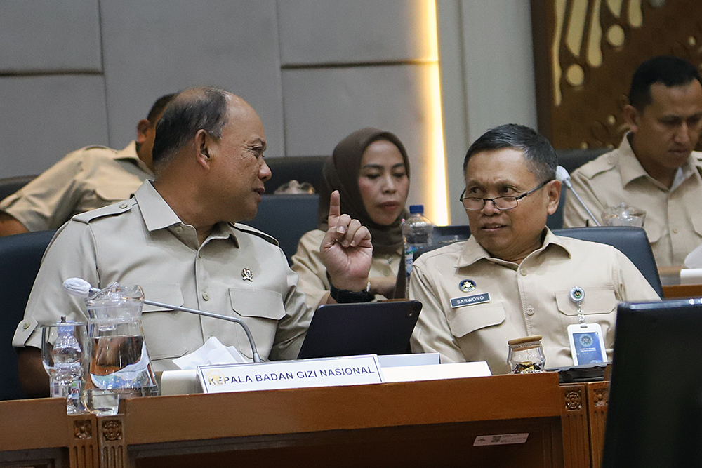Rapat Dengar Pendapat Komisi IX bersama BGN. (BeritaNasional/Elvis Sendouw)
