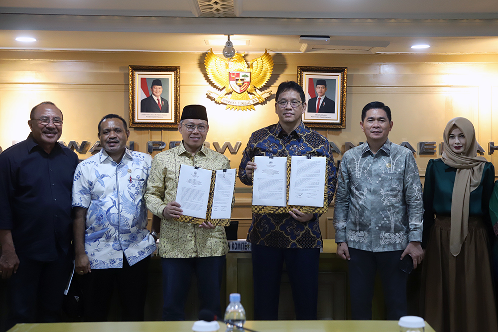 Rapat Dengar Pendapat Komite IV DPD RI bersama Lembaga Penjamin Simpanan (LPS). (BeritaNasional/Elvis Sendouw)