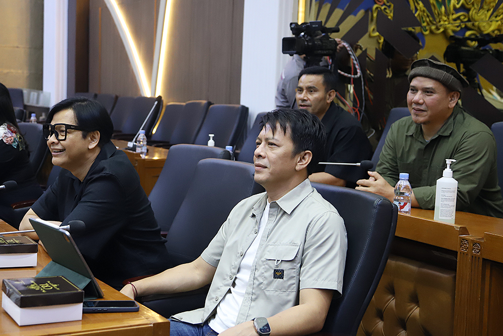 Rapat Dengar Pendapat Umum (RDPU) Baleg bersama VISA, AKSI dan ASIRI. (BeritaNasional/Elvis Sendouw)
