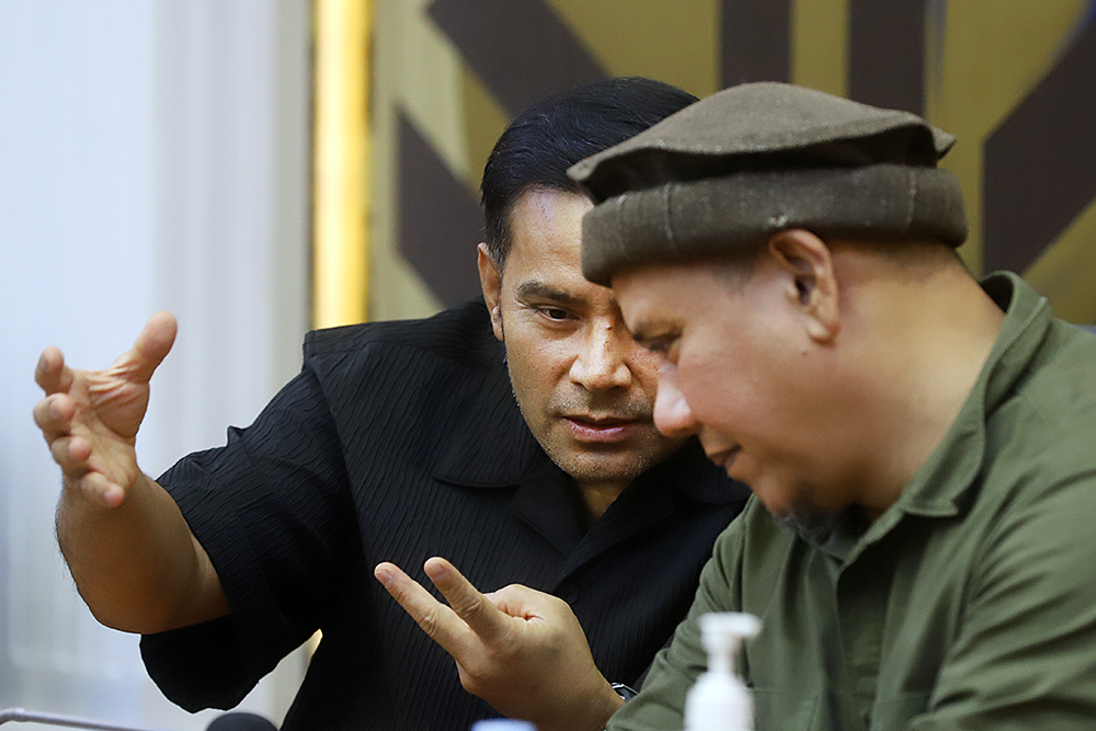 Rapat Dengar Pendapat Umum (RDPU) Baleg bersama VISA, AKSI dan ASIRI. (BeritaNasional/Elvis Sendouw)