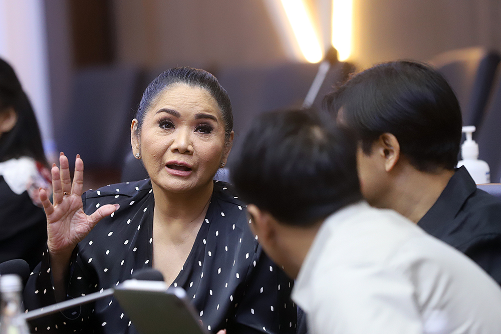 Rapat Dengar Pendapat Umum (RDPU) Baleg bersama VISA, AKSI dan ASIRI. (BeritaNasional/Elvis Sendouw)