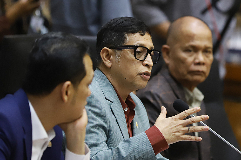 Baleg undang Jusuf Kalla dan Hamid Awaluddin untuk  masukan dan pandangan terkait Penyusunan RUU tentang Perubahan atas UU Nomor 11 Tahun 2006 tentang Pemerintahan Aceh. (BeritaNasional/Elvis Sendouw)