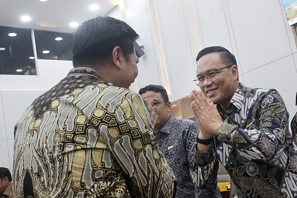 Rapat Dengar Pendapat Umum (RDPU) Komisi VI dengan Pertamina. (BeritaNasional/Elvis Sendouw)
