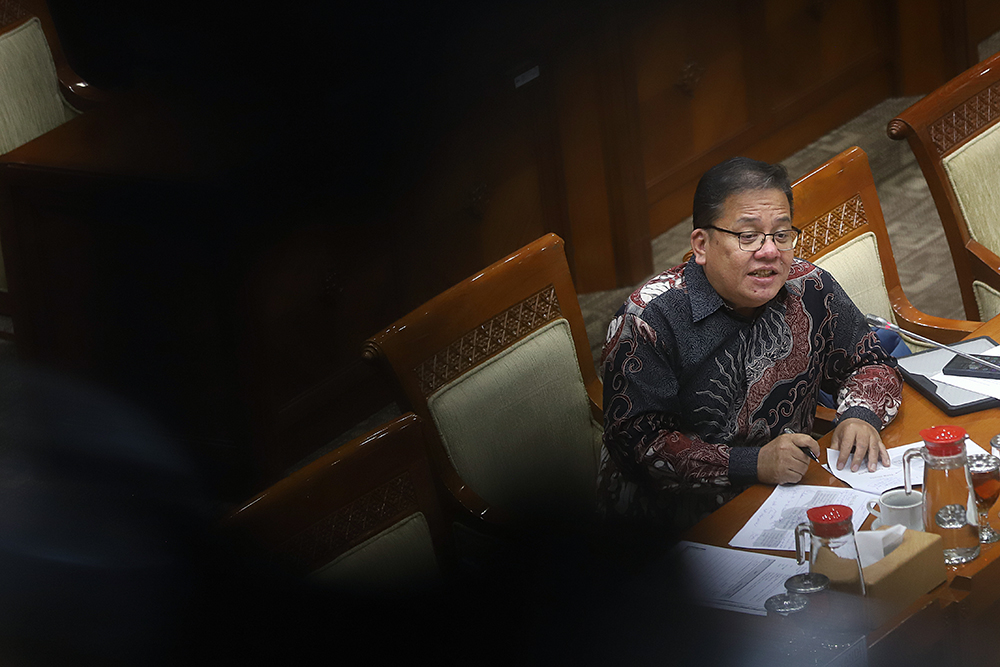 Komisi III DPR gelar RDPU Panja Reformasi Kepolisian-Kejakasaan-Peradilan. (BeritaNasional/Elvis Sendouw)