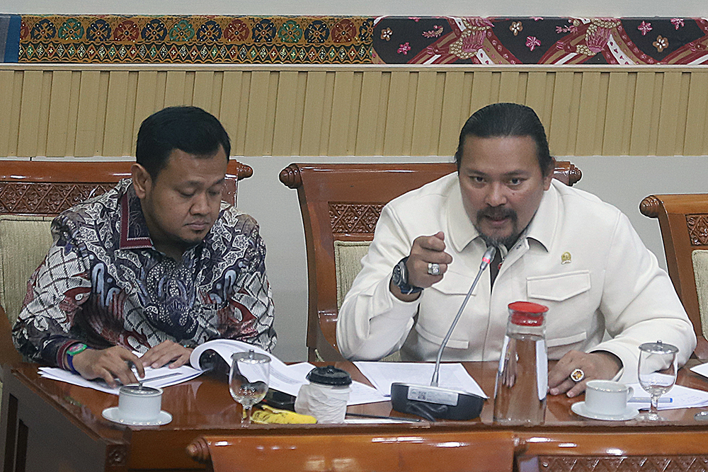 Komisi III DPR gelar RDPU Panja Reformasi Kepolisian-Kejakasaan-Peradilan. (BeritaNasional/Elvis Sendouw)