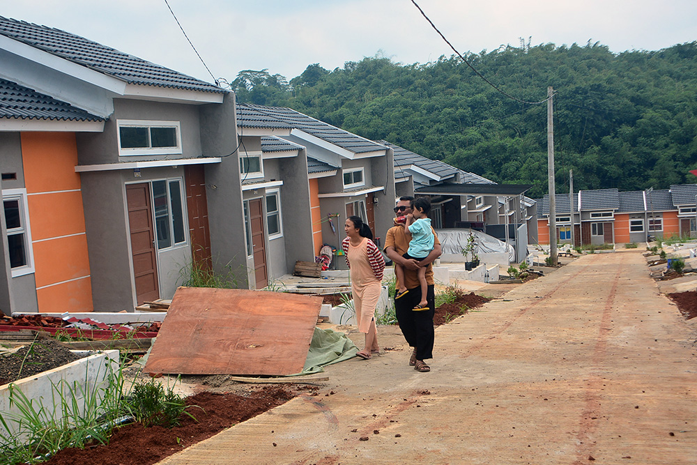 Kementerian Perumahan dan Kawasan Pemukiman (PKP) mencatat realisasi penyaluran rumah subsidi. (BeritaNasional/Elvis Sendouw)