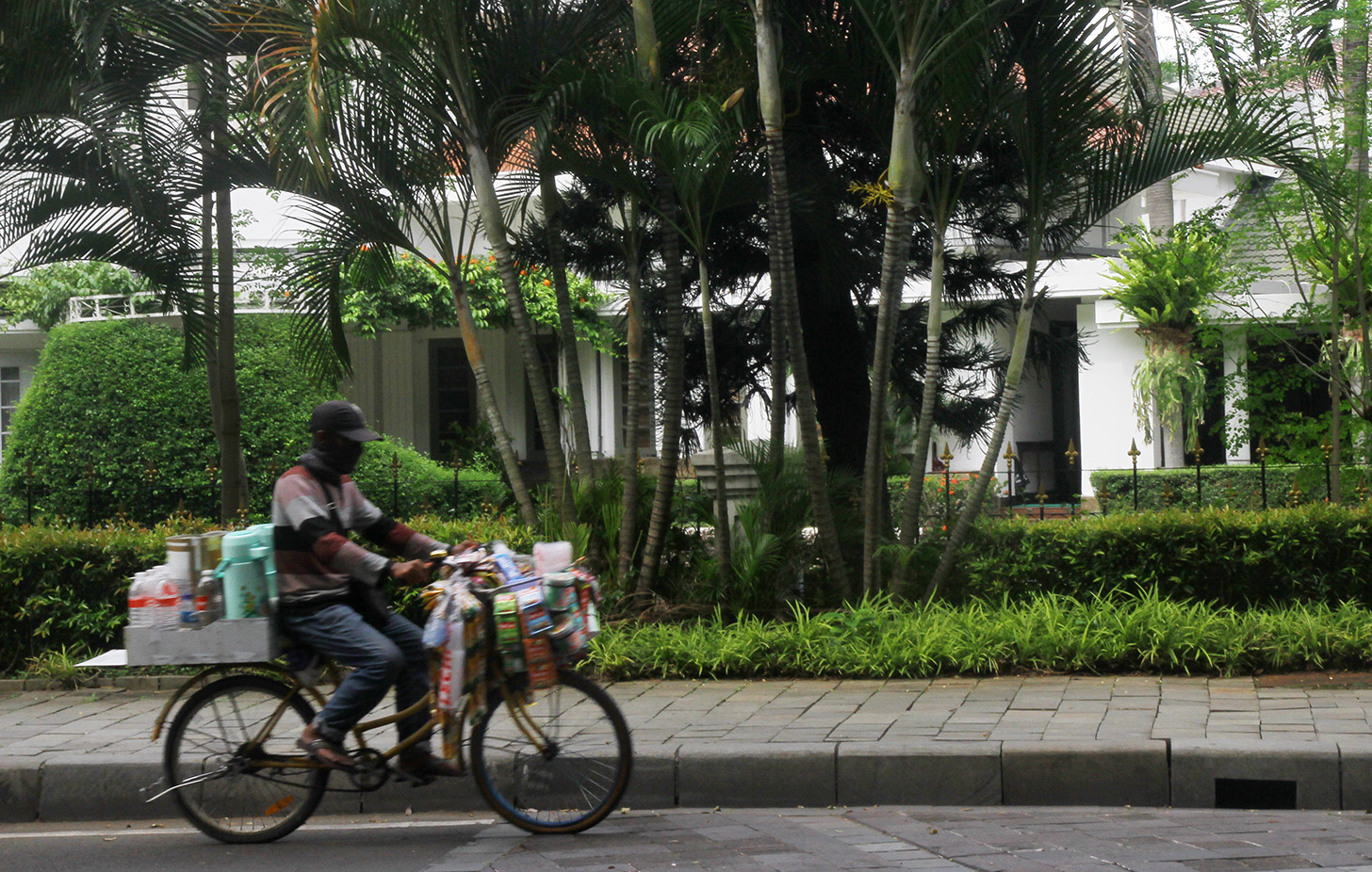 Suasana rumah dinas Gubernur DKI Jakarta di Jl. Taman Suropati, Jakarta, Sabtu (20/4/2024).(BeritaNasional.com/Oke Atmaja)