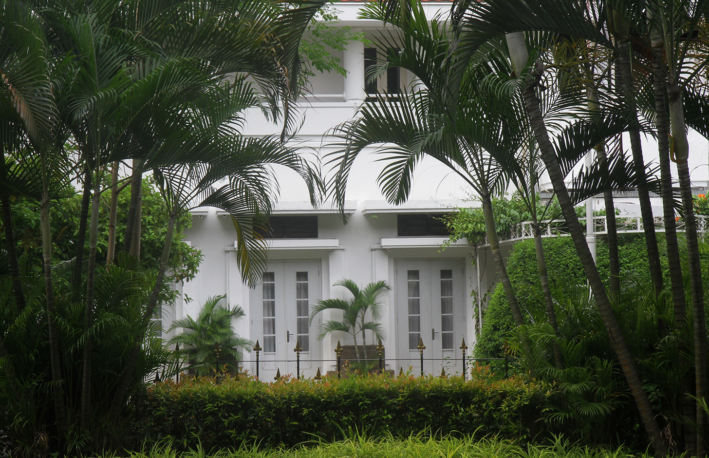 Suasana rumah dinas Gubernur DKI Jakarta di Jl. Taman Suropati, Jakarta, Sabtu (20/4/2024).(BeritaNasional.com/Oke Atmaja)