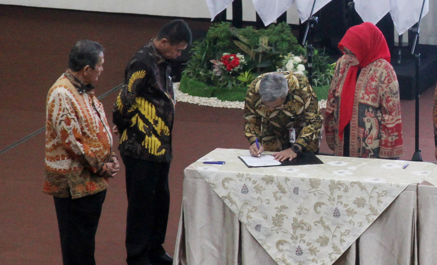 Suasana Serah terima jabatan di Gedung Merah Putih KPK, Jakarta, Jumat (20/12/2024).(BeritaNasional.com/Oke Atmaja)