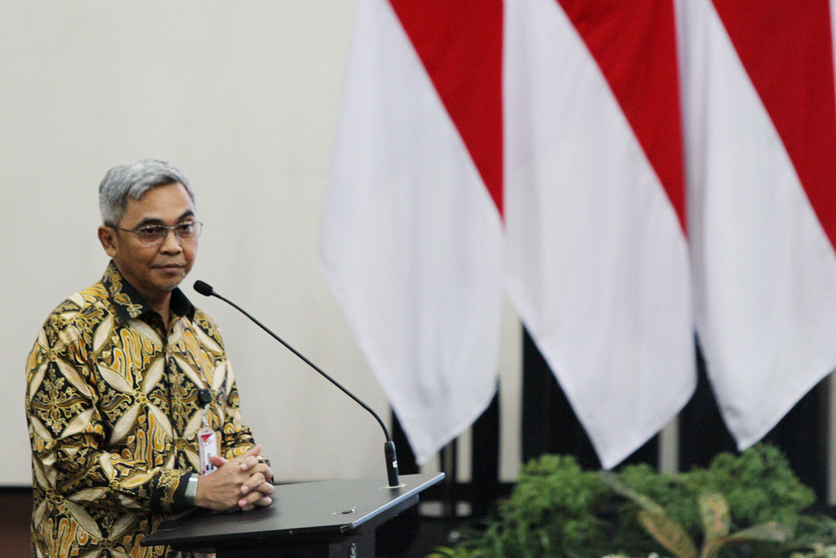 Suasana Serah terima jabatan di Gedung Merah Putih KPK, Jakarta, Jumat (20/12/2024).(BeritaNasional.com/Oke Atmaja)