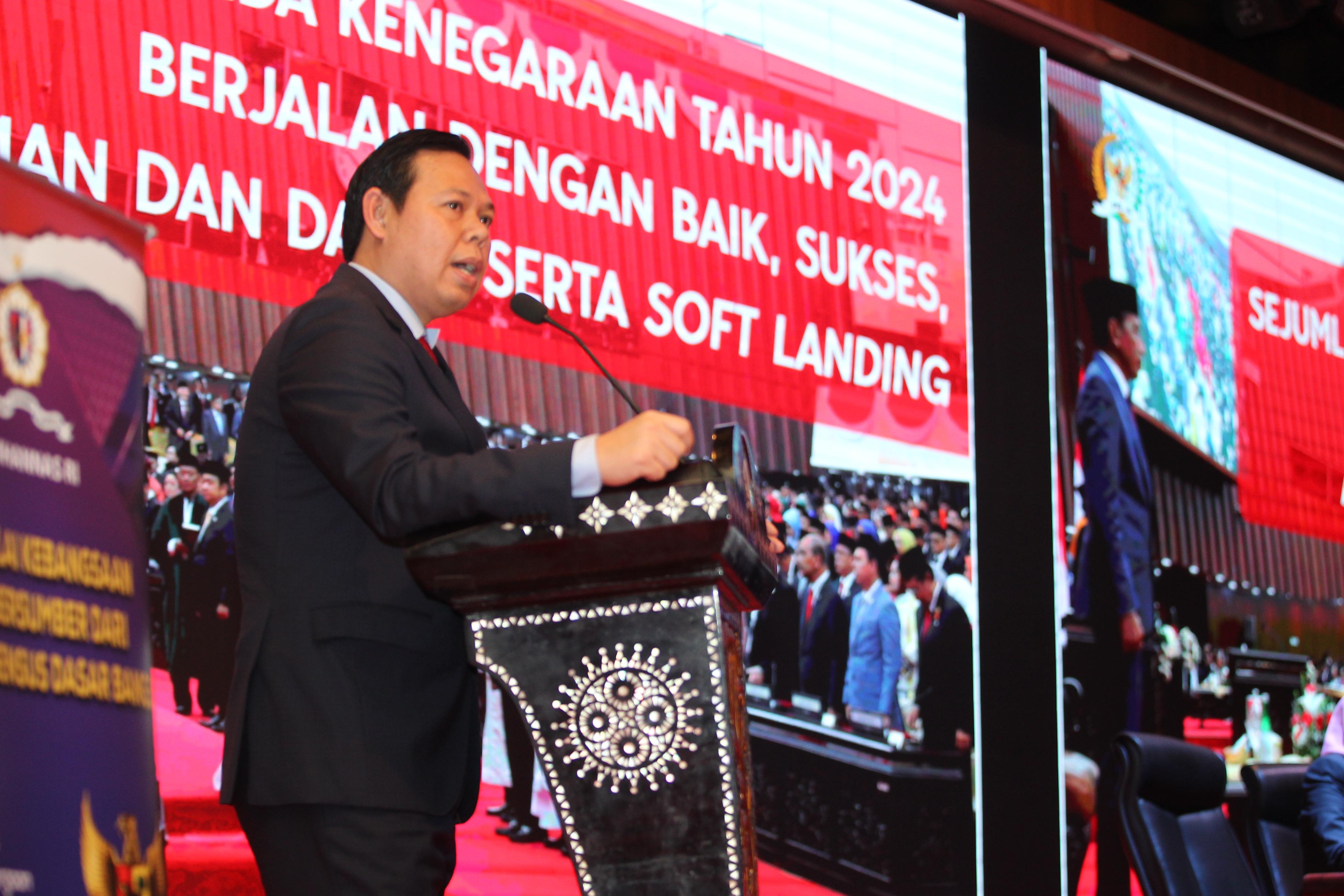 Kegiatan Pemantapan Nilai-Nilai Kebangsaan bagi Anggota DPD RI masa jabatan tahun 2024-2029 yang dilakukan di Gedung Lemhannas RI