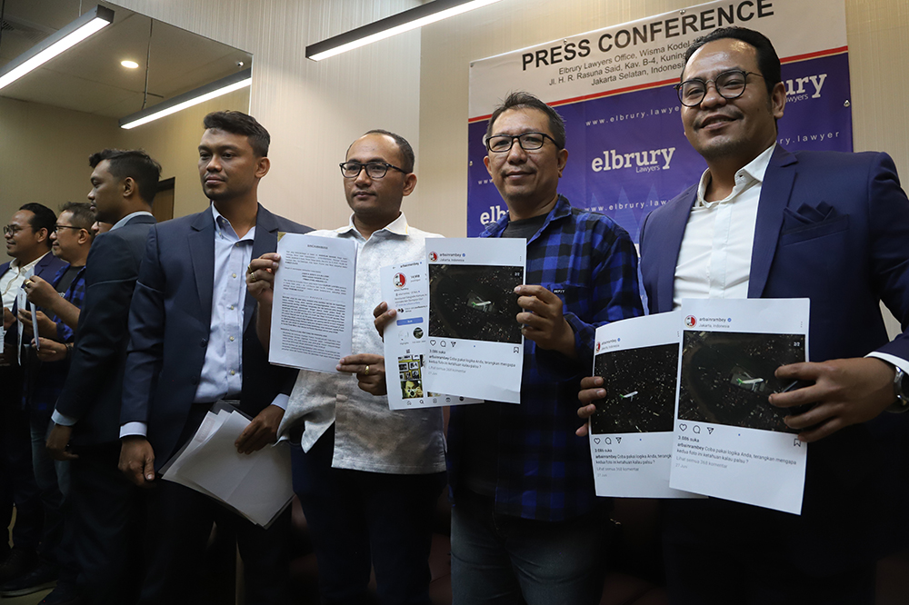 Fotografer pofesional Hasiholan Siahaan melayangkan somasi terkait fotonya yang dianggap palsu di sosmed. (BeritaNasional/Elvis Sendouw)