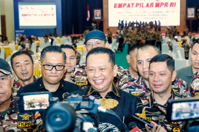 MPR RI menggelar Sosialisasi Empat Pilar MPR RI bersama FKPPI DKI Jakarta.  (BeritaNasional/Elvis Sendouw)