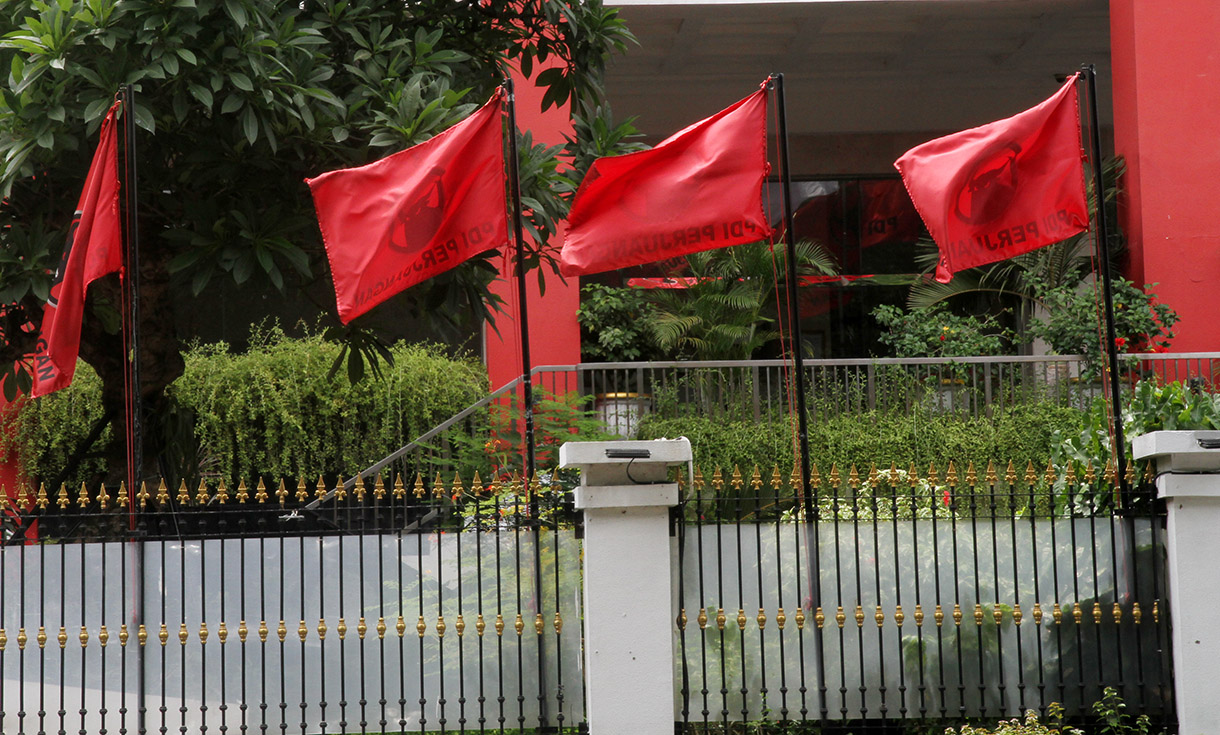 Suasana kantor DPP PDIP di kawasan Menteng, Jakarta Pusat, Kamis(26/12/2024).(BeritaNasional.com/Oke Atmaja)