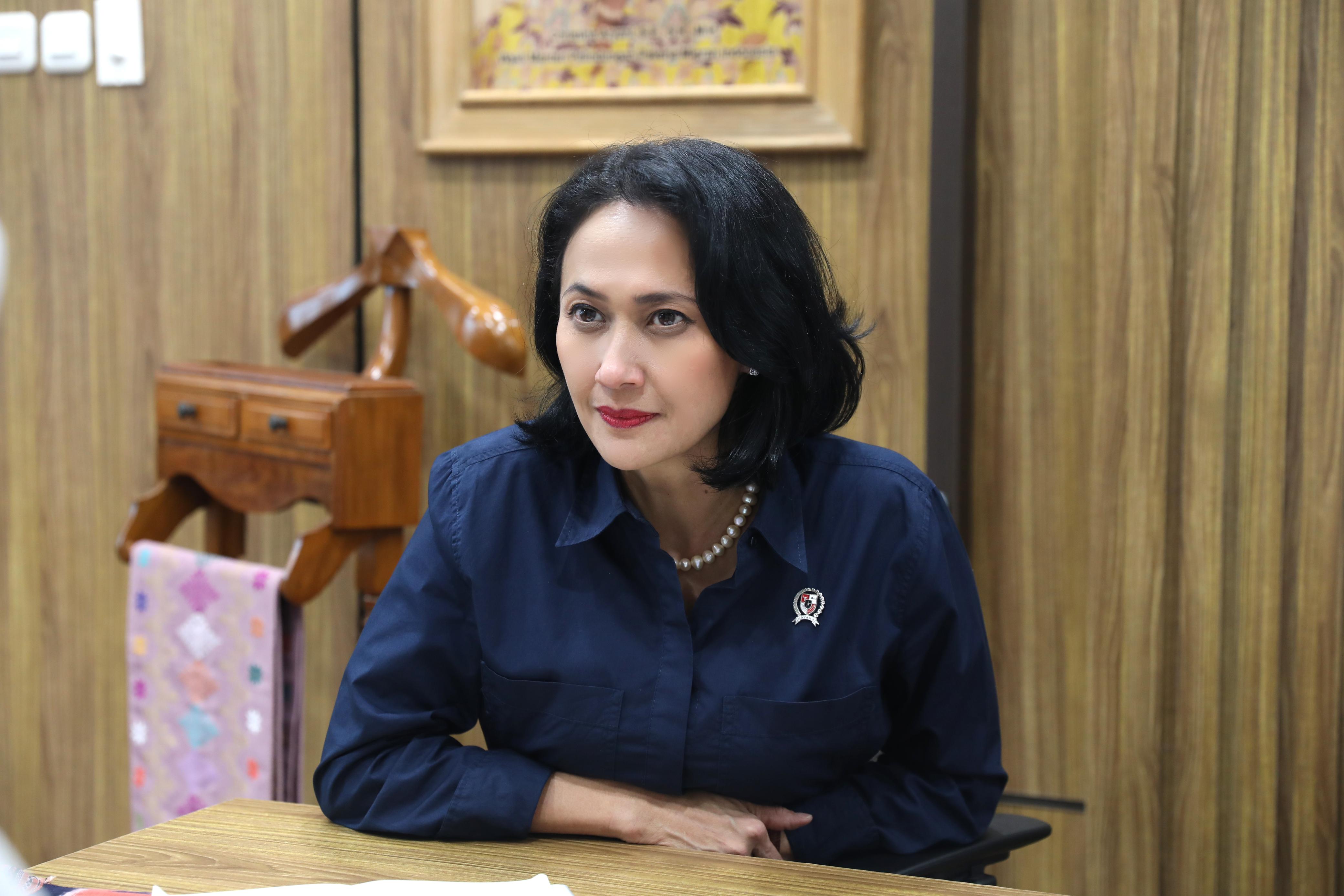Wakil Menteri Pelindungan Pekerja Migran Indonesia (Wamen P2MI), Christina Aryani menerima Duta Besar Kuwait untuk Indonesia, Khalid Jassim Al Yassin. (BeritaNasional/Elvis/HO P2MI)
