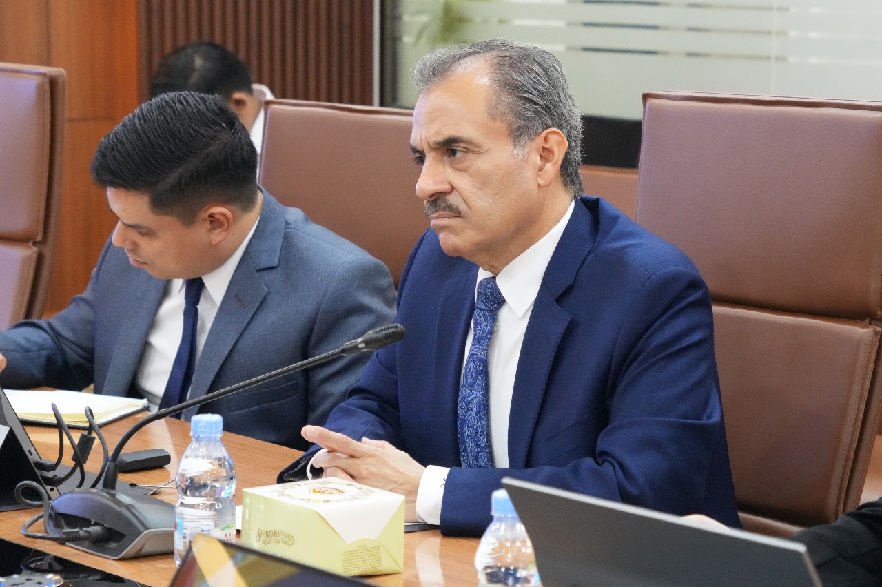 Menteri P2MI Abdul Kadir Karding menerima kunjungan resmi Duta Besar (Dubes) Guatemala untuk Indonesia. (BeritaNasional/Elvis Sendouw/HO Hms P2MI)