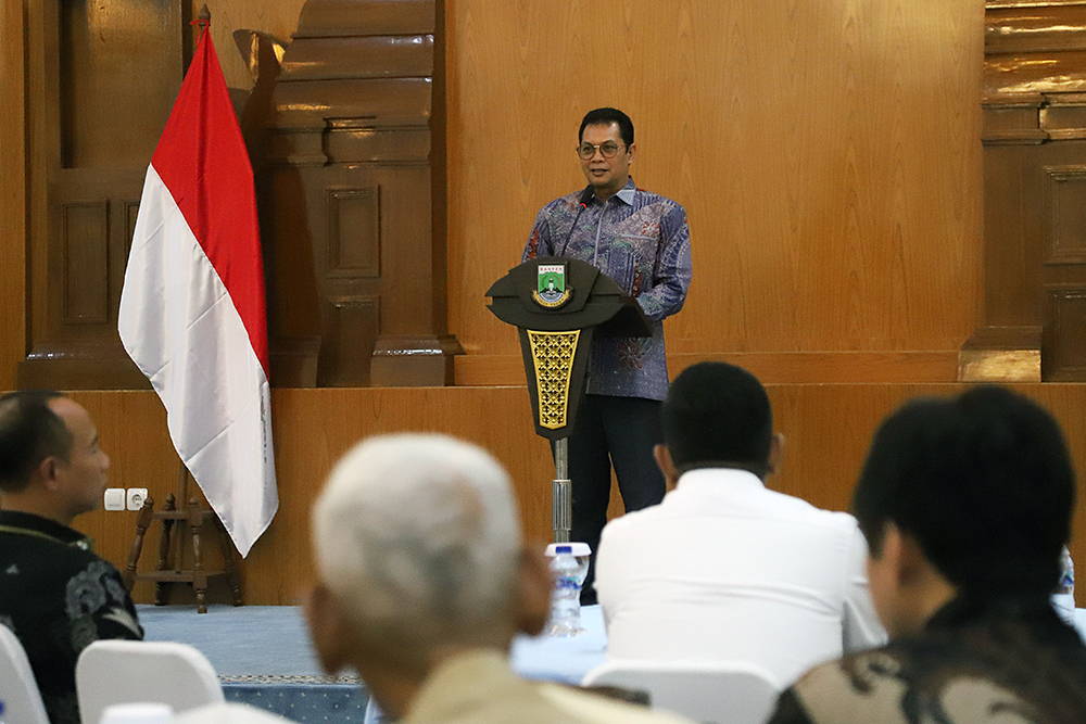KWP bersama DPR silaturahmi ke Gubernur Banten Andra Soni. (BeritaNasional/Elvis Sendouw)