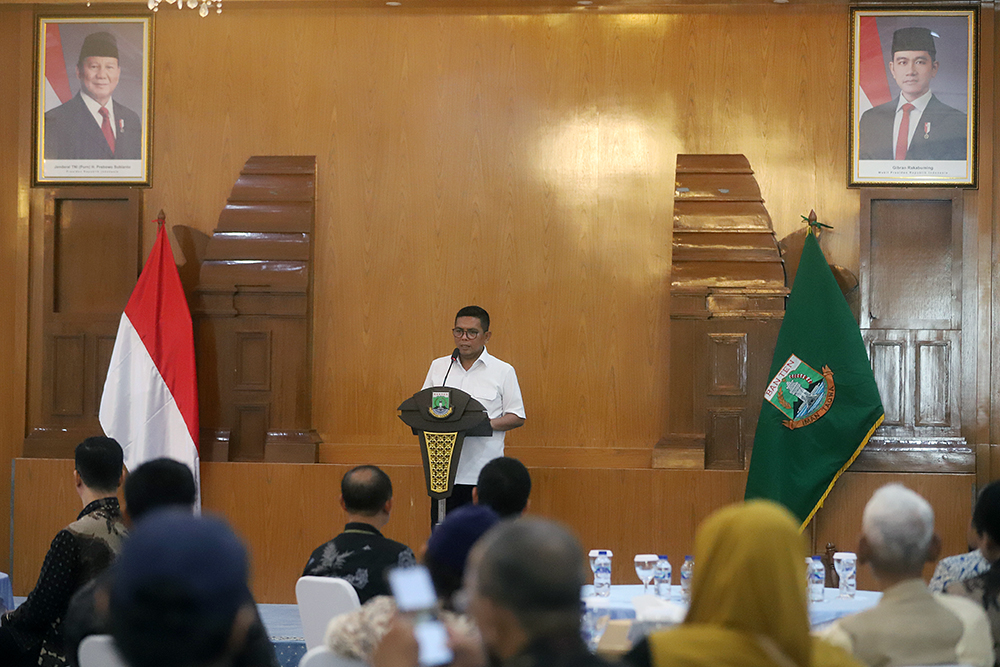 KWP bersama DPR silaturahmi ke Gubernur Banten Andra Soni. (BeritaNasional/Elvis Sendouw)