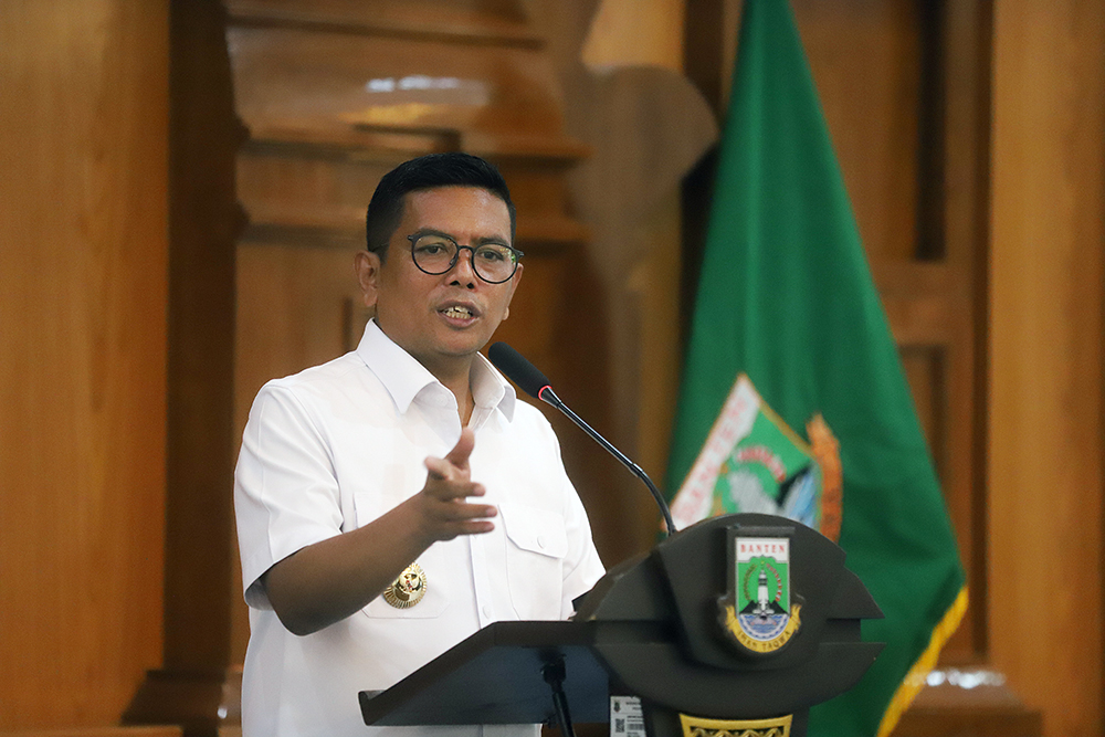 KWP bersama DPR silaturahmi ke Gubernur Banten Andra Soni. (BeritaNasional/Elvis Sendouw)