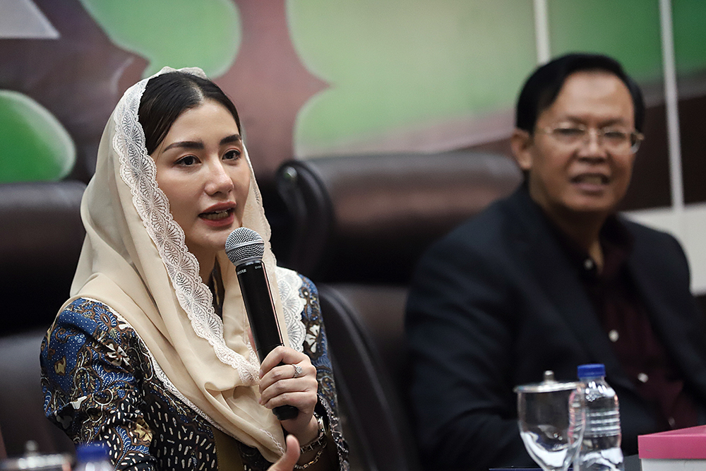 DPR RI menggelar diskusi Dialektika Demokrasi dengan tema “ UU Kepariwisataan Disahkan, Angin Segar bagi Kembangkitan Pariwisata Nasional". (BeritaNasional/Elvis Sendouw)