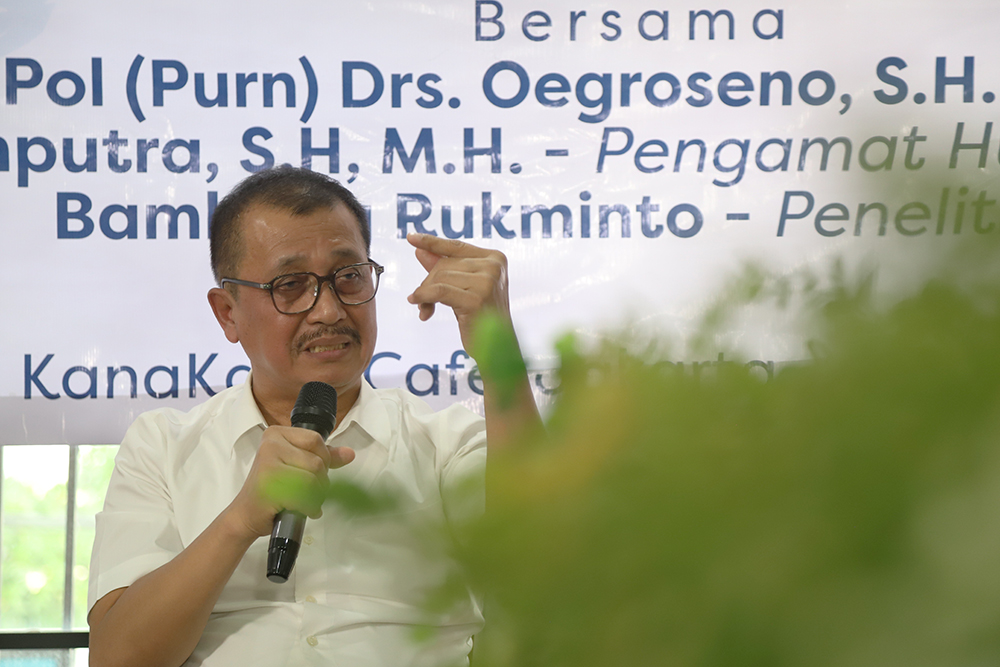 Virtus Research Gelar Diskusi RUU KUHAP dan Reposisi Penyidikan Polri VIRTUS RESEARCH menggelar diskusi bertajuk “RUU KUHAP dan Repositioning Penyidik Polri”. (BeritaNasional/Elvis Sendouw)