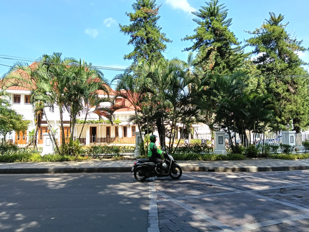 Suasana rumah Dinas Gubernur DKI Jakarta di Menteng, Jakarta, Senin (20/1/2024)  (Berita nasional.com/Oke Atmaja)