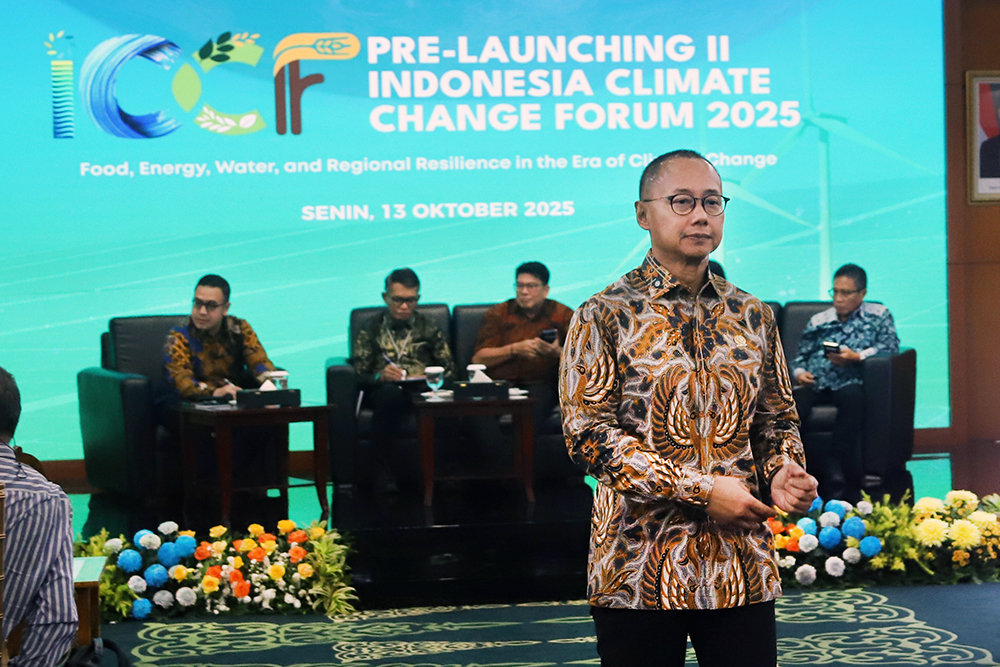 Pre Launching 2 Indonesia Climate Change Forum 2025. (BeritaNasional/Elvis Sendouw)