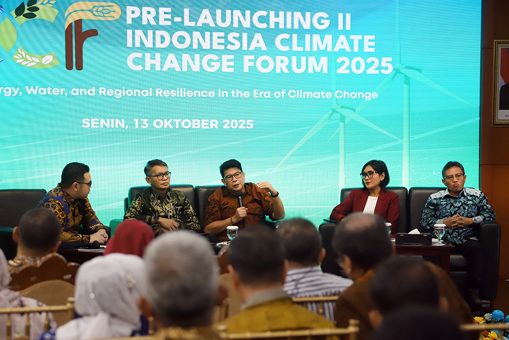 Pre Launching 2 Indonesia Climate Change Forum 2025. (BeritaNasional/Elvis Sendouw)