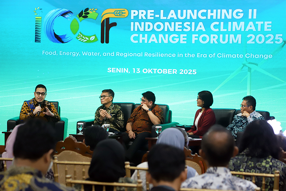 Pre Launching 2 Indonesia Climate Change Forum 2025. (BeritaNasional/Elvis Sendouw)