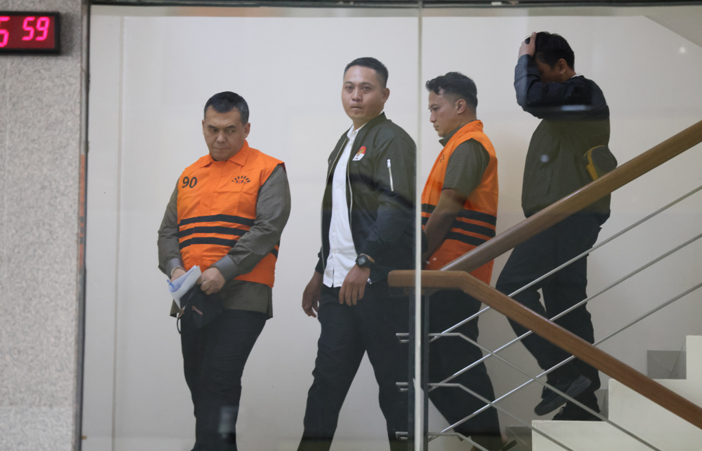 Wakil Menteri Imigrasi dan Pemasyarakatan (Imipas) Silmy Karim (kiri) di Gedung Merah Putih KPK, Jakarta, Kamis (4/6/2026). (Beritanasonal.com/HO/Oke Atmaja)
