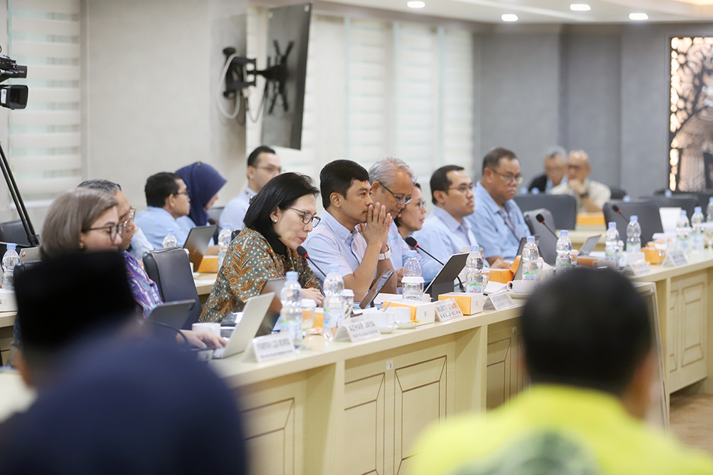 Rapat Dengar Pendapat Komite III DPD RI bersama Wamenkes bahas Kesehatan. (BeritaNasional/Elvis Sendouw)