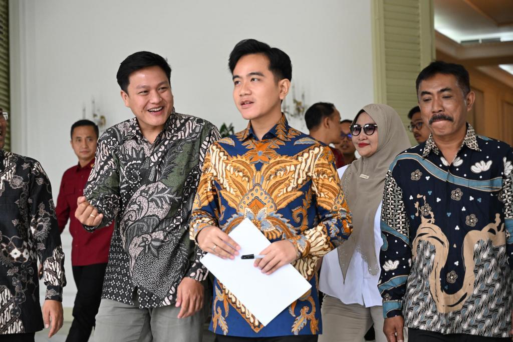 Wakil Presiden Gibran Rakabuming di Istana Merdeka (BeritaNasional/Elvis/HO Setwapres)