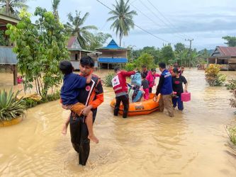 Banjir di Sulses (Foto/BNPB)