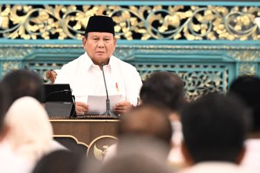 Presiden Prabowo Subianto saat memimpin Sidang Kabinet Paripurna di Istana Negara. (Foto/BPMI)